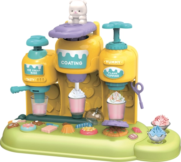 Plastilina – macchina per gelati e dessert con accessori, 22 pezzi