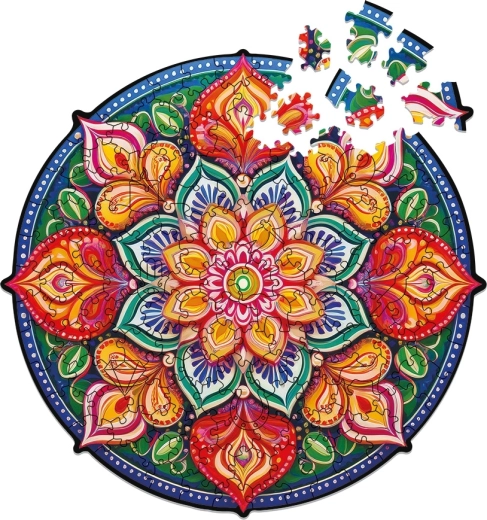 Mandala circolare con diametro di 24 cm