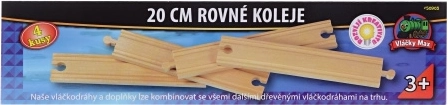 Vláčky Max binari rettilinei da 20 cm - 4 pezzi
