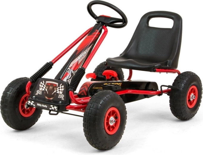 Go-kart a pedali THOR – rosso