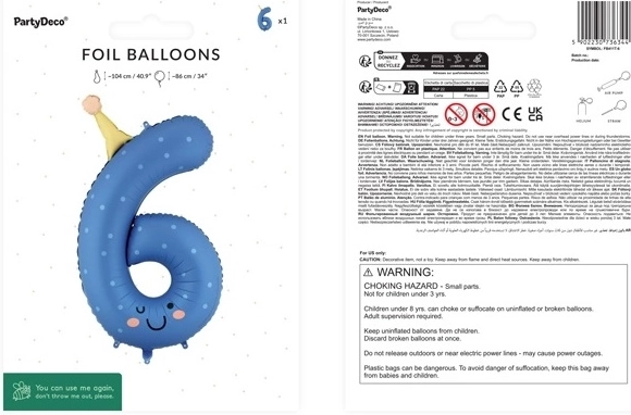 Gonfiaggio con aria o elio + cannuccia inclusa