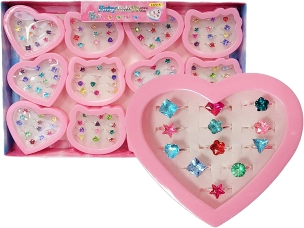 Set di anelli da donna PG – 12 pz
