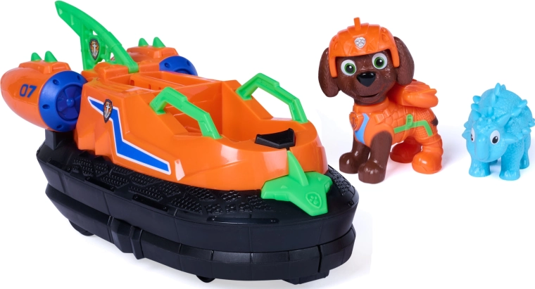 Zuma e amico dinosauro nella confezione