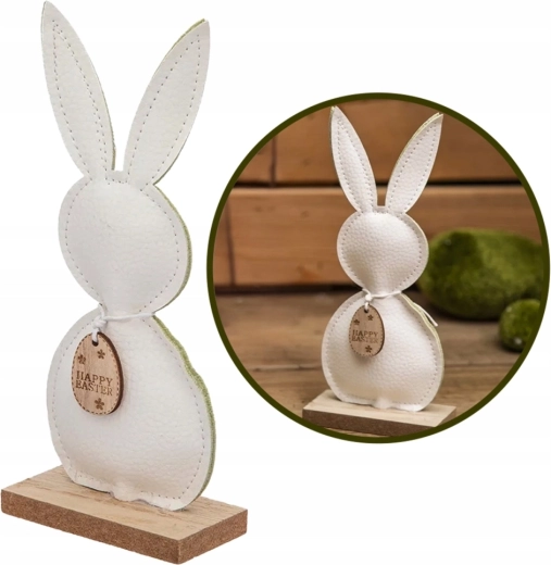 Statuetta decorativa a forma di coniglio con pendente 18 cm