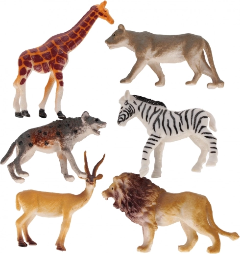 6 animali realistici in un unico set