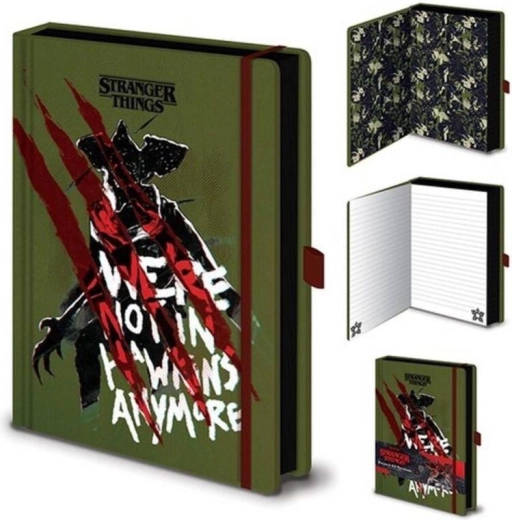 Taccuino premium Stranger Things Not in Hawkins A5