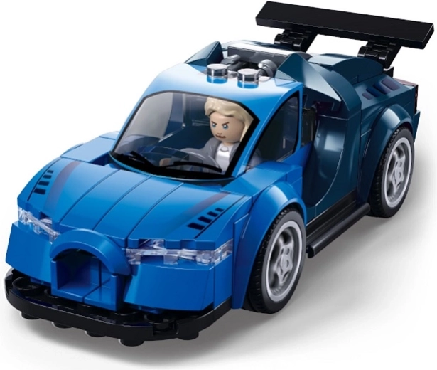 Auto da corsa blu Sluban Metropolis