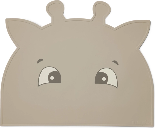 NuuRoo Albert tovaglietta in silicone giraffe cobblestone