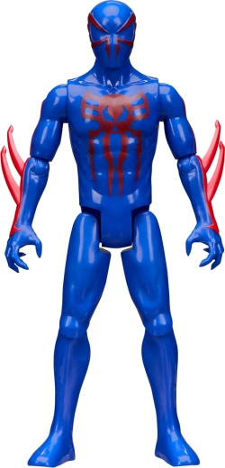 Design futuristico blu e rosso di Spider-Man 2099
