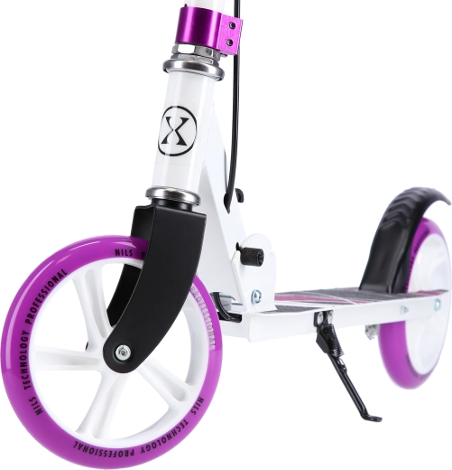 Grandi ruote da 180 mm per una guida fluida