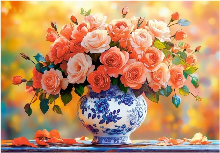 Puzzle Castorland Rose estive 1500 pezzi