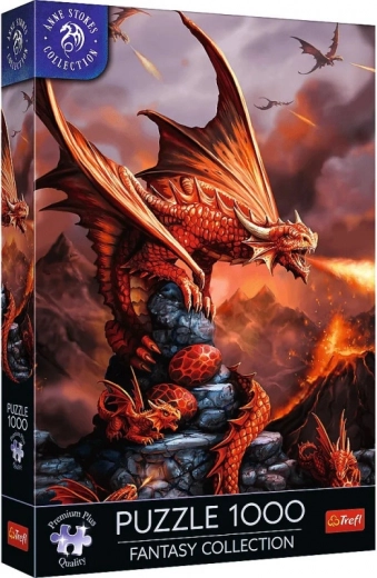 TREFL puzzle Premium Plus Fantasy: drago di fuoco 1000 pezzi