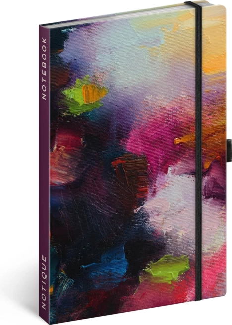 Notique quaderno con pittura rosa