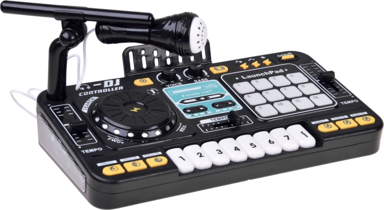 Piatto DJ rotante per effetti scratch