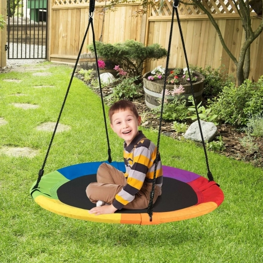 Ampio sedile da 100 cm per gioco e relax