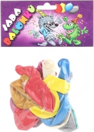 Palloncini gonfiabili metallici - 10 pz