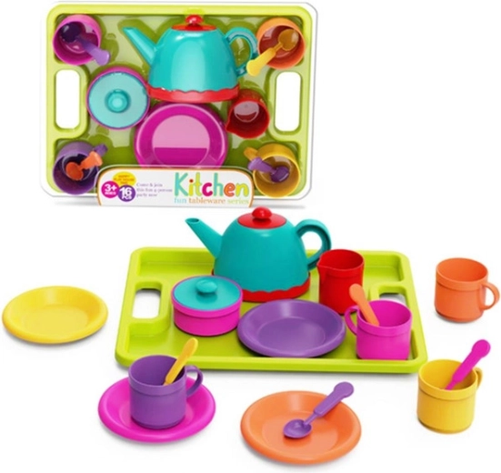 Set da tè colorato per bambini