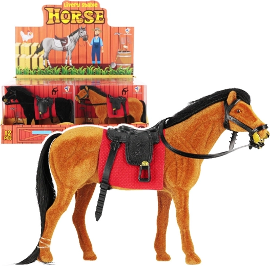 Cavallo giocattolo con sella