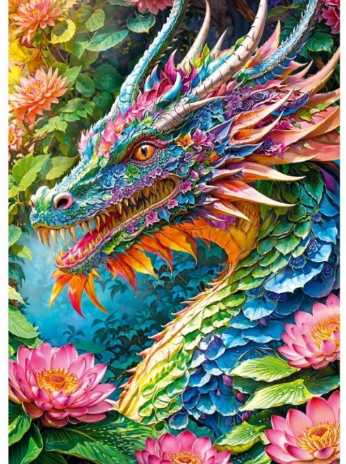 Puzzle Cherry Pazzi Drago Fortuna 1000 Pezzi