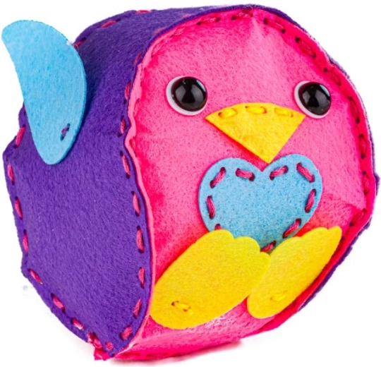 Simpatico peluche finito – uccellino