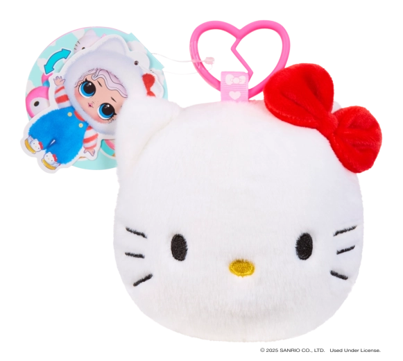 Ciondolo di peluche reversibile