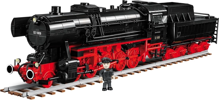 Locomotiva realistica con dettagli elaborati