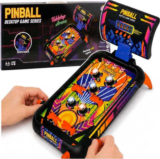 Pinball da tavolo (flipper) con luci, suoni e contatore punti