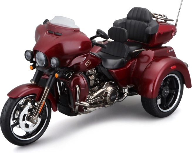 Maisto Harley-Davidson trike CVO Tri Glide 2021 modello in metallo 1:12 rosso metallizzato