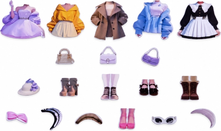 Tanti accessori alla moda