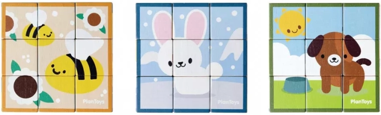 Comporre immagini di animali come un piccolo puzzle