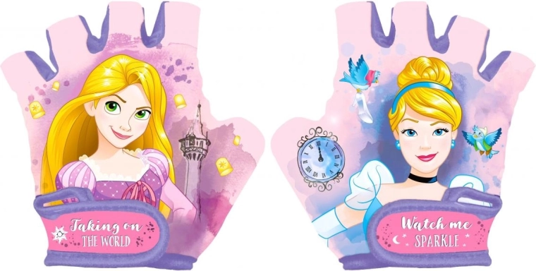 Guanti da ciclismo per bambini Disney Principesse