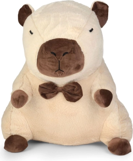 Capibara di peluche Daffi con fiocco marrone 66 cm