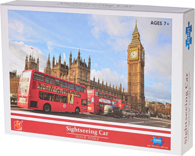 Puzzle Londra double-decker 1000 pezzi 70 × 50 cm