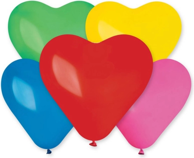 Palloncino gonfiabile Gemar a forma di cuore pastello 25 cm - 1 pezzo