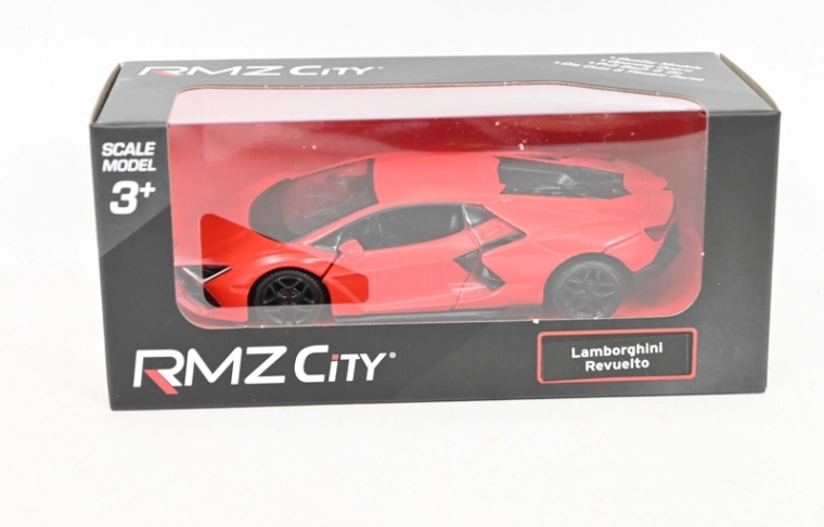 RMZ Lamborghini Revuelto 2024 modello auto in metallo 1:18 rosso opaco