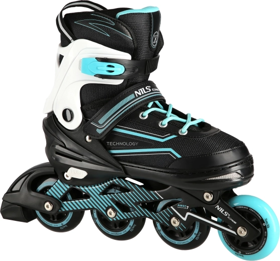 Pattini a rotelle NILS Extreme NA1169 turchesi – M (35-38)