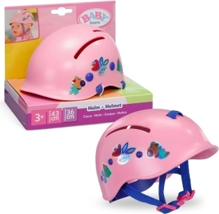 Casco da bici per bambole BABY born 43 cm, rosa