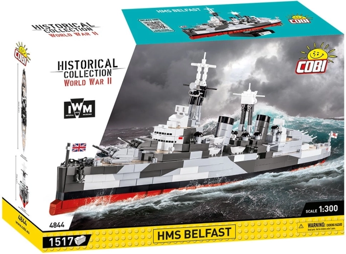 Cobi HMS Belfast (IWM) 1:300 kit di costruzione della nave da guerra