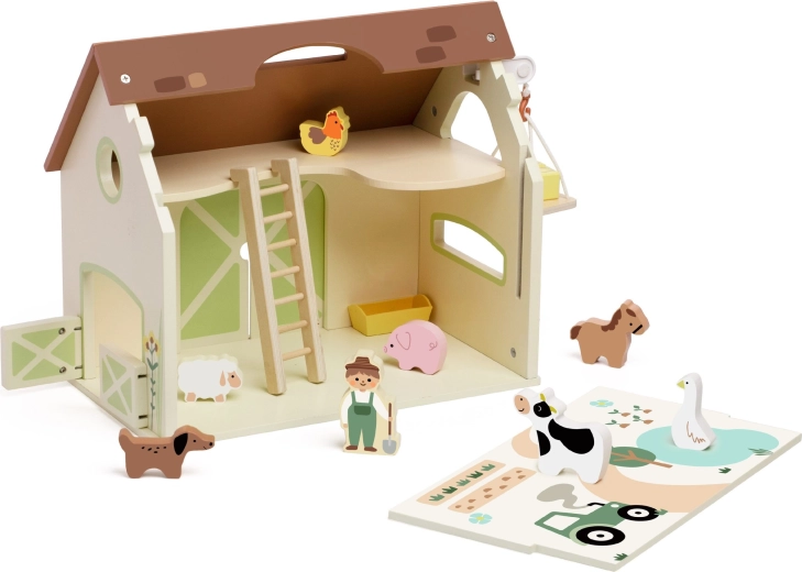 Apri e gioca: fienile pieghevole