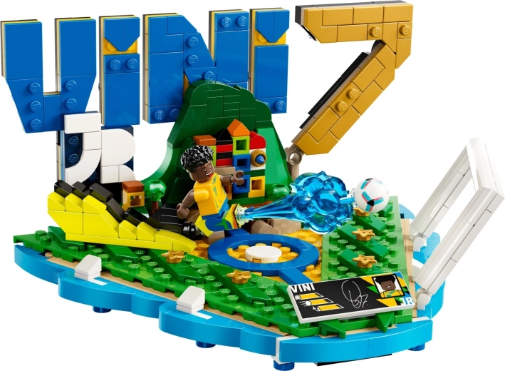 Minifigure di Vini Jr. in un momento d’azione