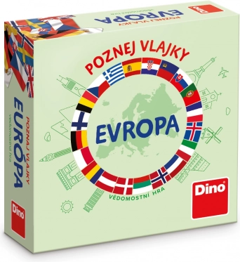 Gioco da viaggio Dino Scopri le bandiere d'Europa