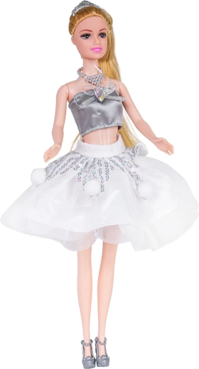 Bambola alla moda con capelli pettinabili