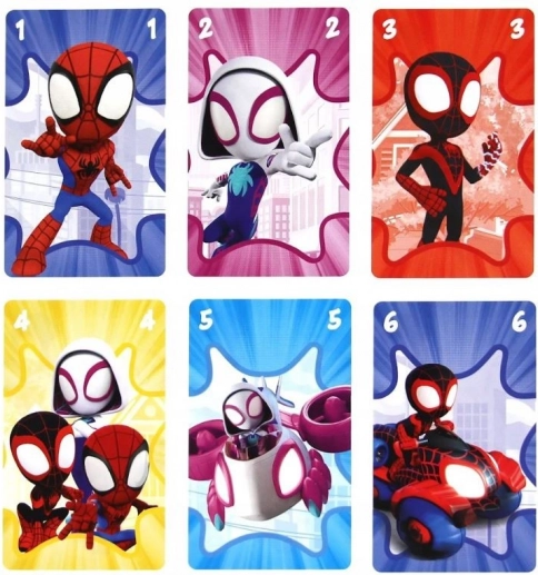 Carte colorate con gli eroi di Spidey
