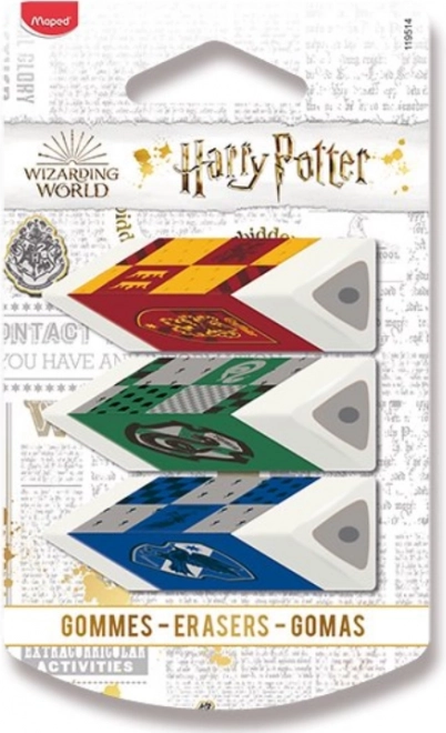 Gomme MAPED Harry Potter, set da 3 pezzi