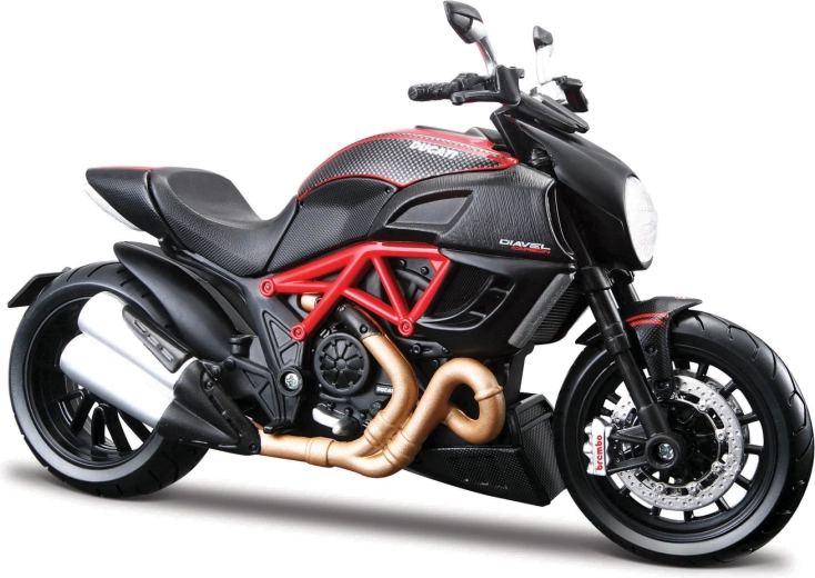 Maisto Ducati Diavel Carbon moto da assemblare 1:12