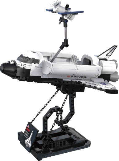 Supporto da esposizione e satellite con “pannelli solari”