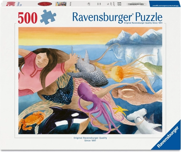 Puzzle Ravensburger Madre del mare 500 pezzi