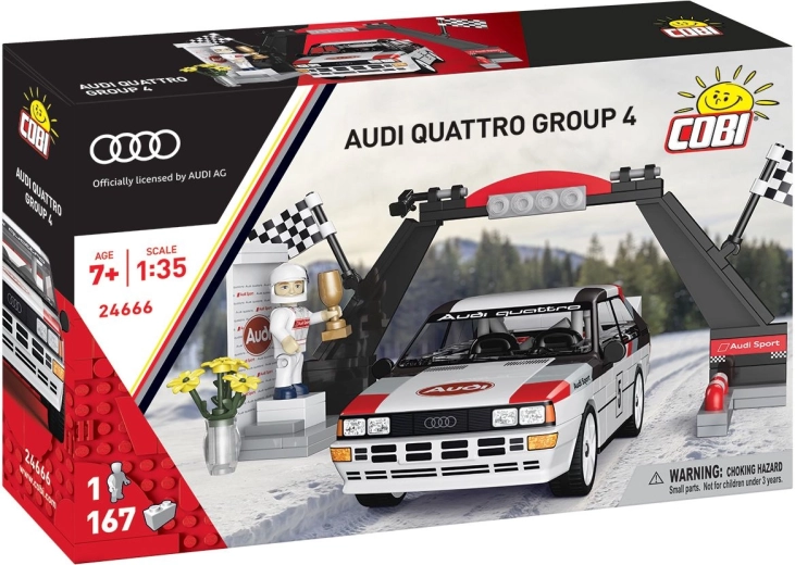 Cobi Audi Quattro Group 4 (1981) set di costruzione 1:35