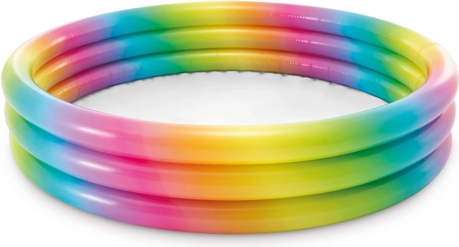 Piscina gonfiabile per bambini con pois colorati INTEX 147 × 33 cm