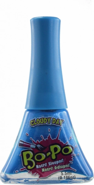 EP Line BO-PO smalto per unghie peel-off per bambini blu scuro con effetto cambia colore Cloudy Day - 1 pezzo